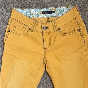 Prana mustard corduroys